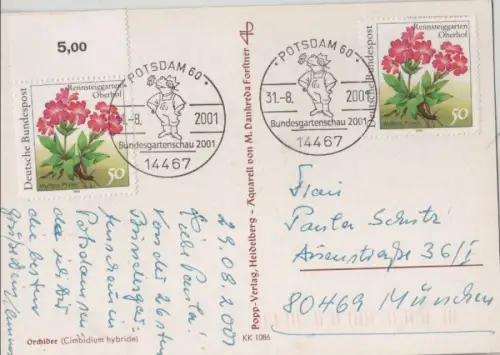 Orchidee Sonderstempel