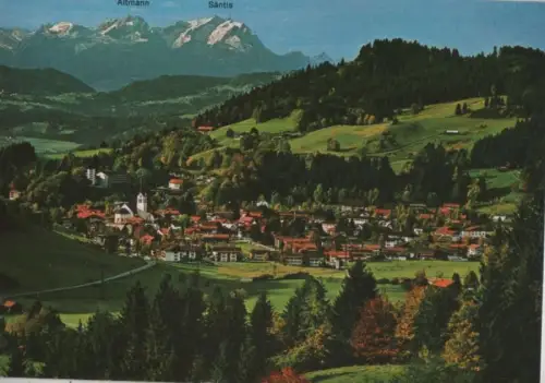 Oberstaufen - mit Schweizer Hochalpen - 1989