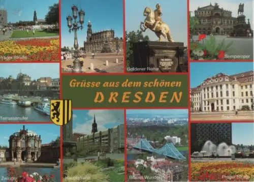 Dresden - u.a. Terrassenufer - 1995