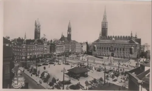 Dänemark - Dänemark - Kopenhagen - Raadhuspladsen - ca. 1960