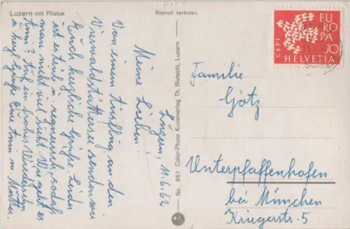 Schweiz - Luzern - Schweiz - mit Pilatus