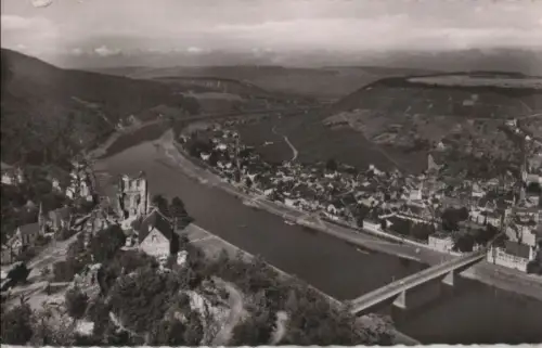 Traben-Trarbach - mit Ruine Grevenburg - 1960
