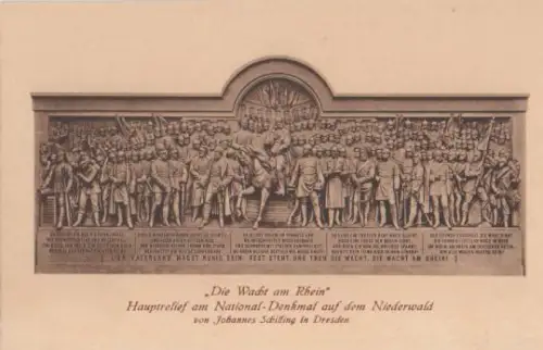 Rüdesheim - Auf dem Niederwald - ca. 1935