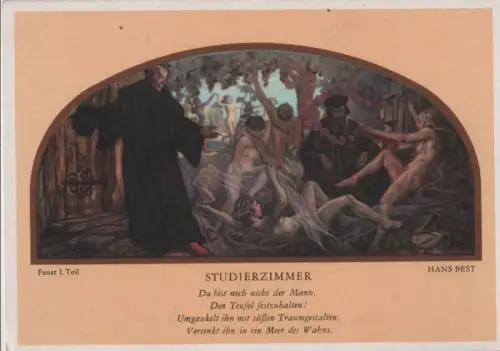 Leipzig - Auerbachs Keller, Studierzimmer - 1970