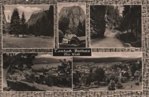 Tambach-Dietharz - 5 Teilbilder - 1962