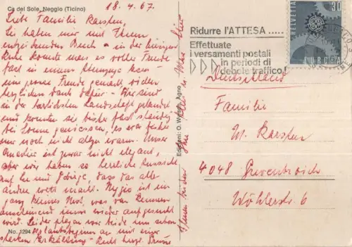 Schweiz - Neggio - Schweiz - Ca del Sole