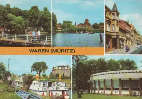 Waren Müritz u.a. Kietzbrücke - 1984