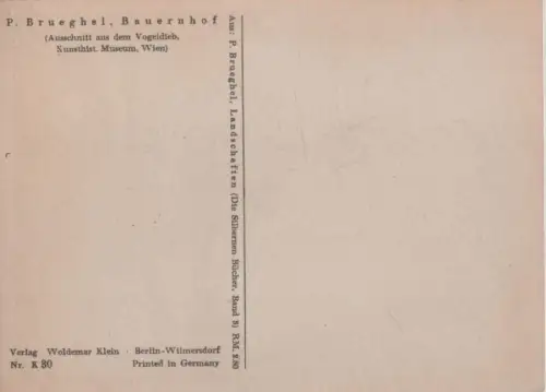 Brueghel Bauernhof