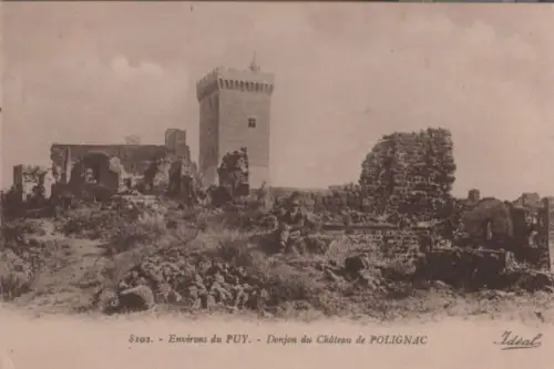 Frankreich - Frankreich - Le Puy-en-Velay - Donjon du hateau de Polignac - ca. 1935