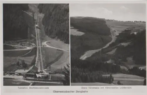 Oberweißbach - Bergbahn Oberweissbach - ca. 1955