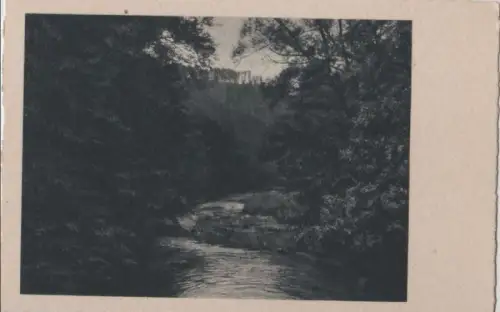 Ruhig fließender Waldbach - ca. 1955