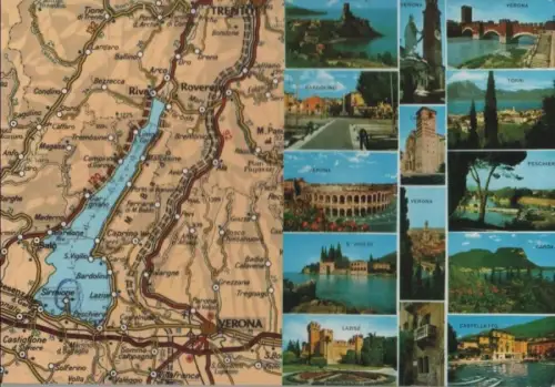 Italien - Italien - Verona - 14 Teilbilder - ca. 1985