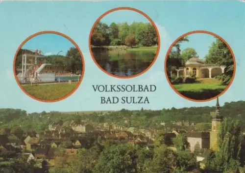 Bad Sulza - u,a, Teilansicht - 1988