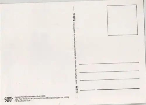 Motorpostwagen Postversand