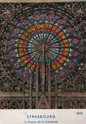 Frankreich - Frankreich - Strasbourg - La Rosace de la Cathedrale - 1968