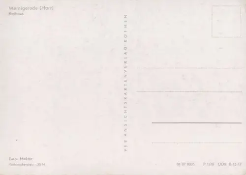 Wernigerode - Rathaus