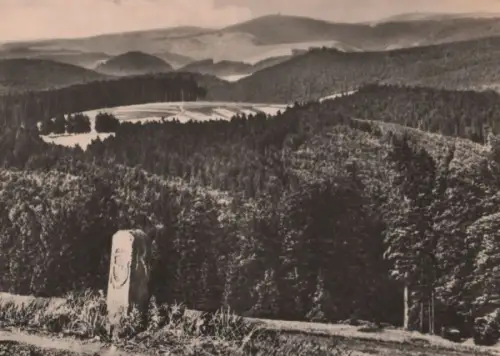 Masserberg - Blick zur Meuselbacher Kuppe - 1967