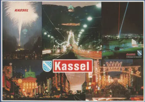 Kassel - u.a. Feuerwerk im Bergpark - 1995
