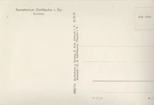Bad Gottleuba - Kurhaus