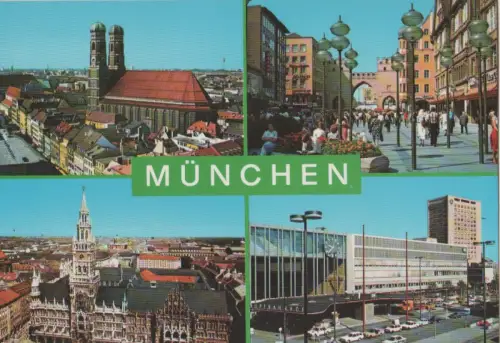 München - mit 4 Bildern - ca. 1980