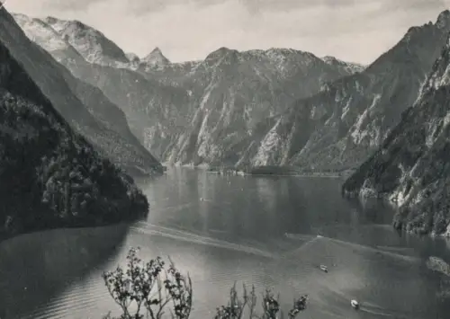 Königssee - mit Steinernem Meer - ca. 1960