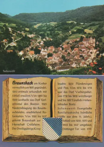 Braunsbach - mit Chronik - ca. 1980