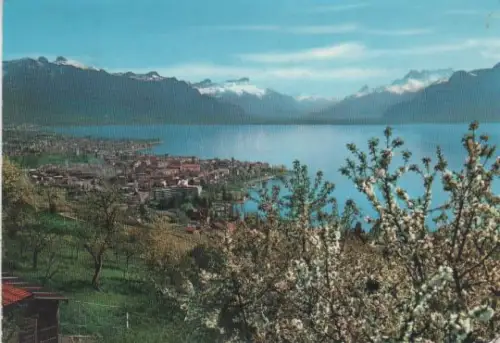 Schweiz - Schweiz - Vevey und Alpen - ca. 1980