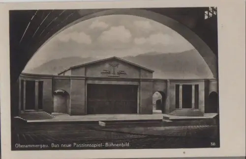 Oberammergau - neues Bühnenbild - ca. 1950