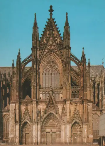 Köln - Dom, Südfassade - ca. 1985