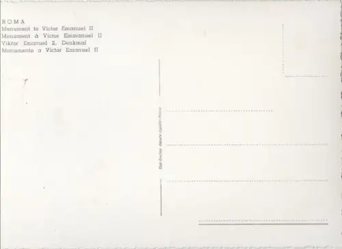 Italien - Rom - Roma - Italien - Viktor Emanuel Denkmal
