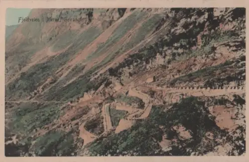 Norwegen - Norwegen - Geiranger - Fjeldveien i Merok - ca. 1925