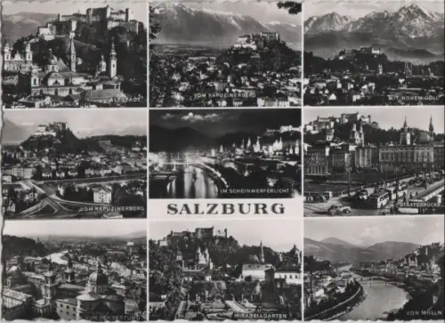 Österreich - Österreich - Salzburg - u.a. Blick von der Festung - ca. 1960