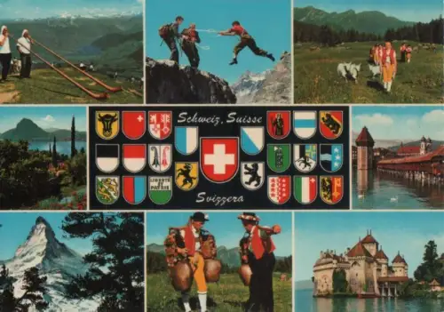 Schweiz - Schweiz - Schweiz - mit 8 Bildern - ca. 1980