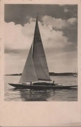 Segelboot - ca. 1955