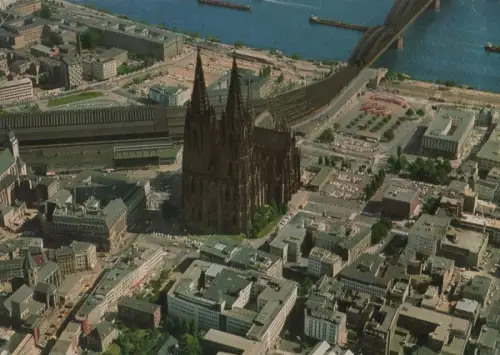 Köln - Innenstadt mit Dom - 1968