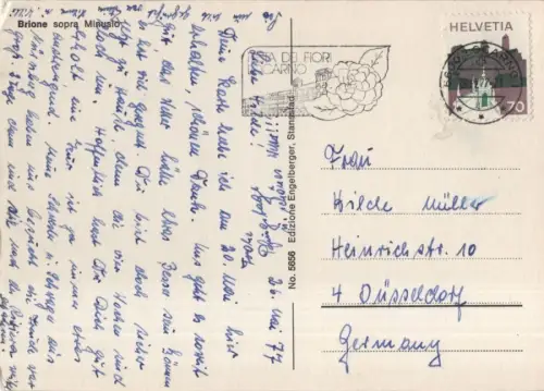 Schweiz - Brione sopra Minusio - Schweiz - Kirche