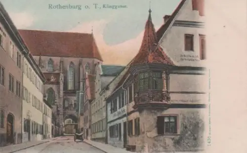 Rothenburg o.T. - Klinggasse - ca. 1910