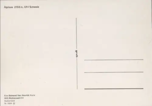 Schweiz - Älplisee - Schweiz - Ansicht