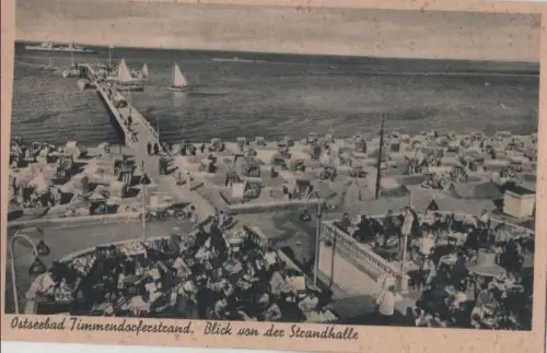 Timmendorfer Strand - Blick von der Strandhalle - 1949