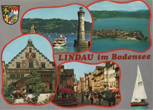 Lindau - 4 Teilbilder - ca. 1975