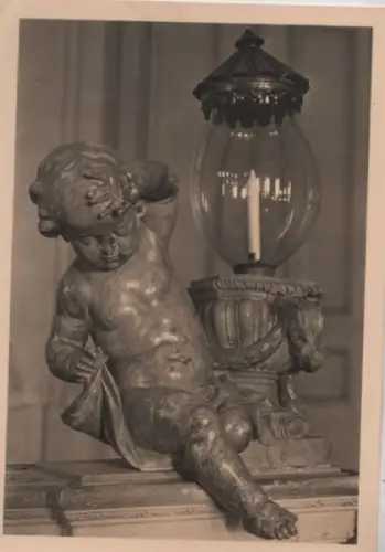 Würzburg - Residenz, Treppenhaus, Putte - ca. 1965