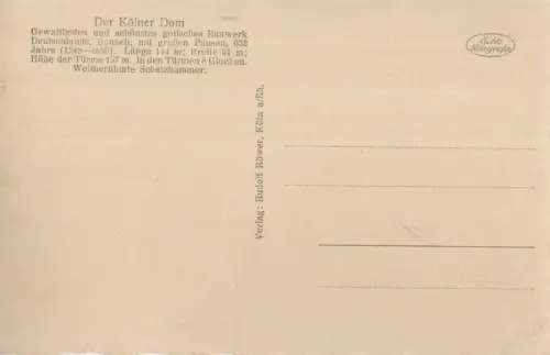 Köln - Dom, Südseite