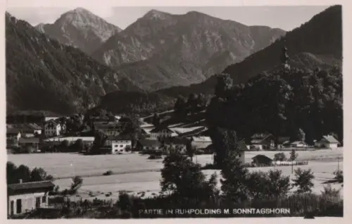 Ruhpolding - mit Sonntagshorn - 1952