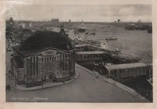 Hamburg - Elbtunnel - ca. 1955