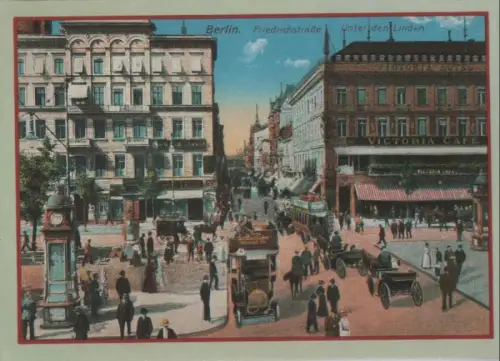 Berlin, Friedrichstraße - Unter den Linden - 1990