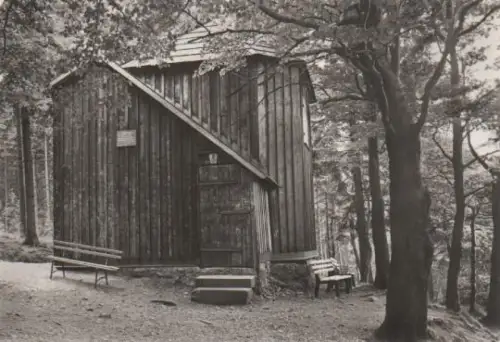 Ilmenau - Jagdhütte auf dem Kickelhahn - Goethe-Gedenkstätte - 1982