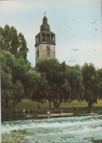 Bad Sooden-Allendorf - St.-Crucius-Kirche mit Werrawehr - 1981