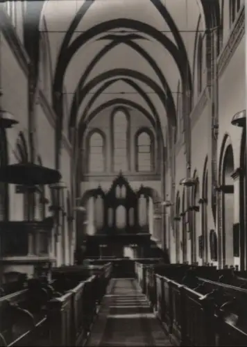 Lehnin - Innenschiff der Klosterkirche - 1968