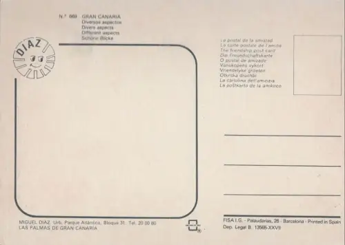 Spanien - Puerto Rico - Spanien - 2 Bilder