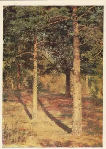 Guinea - Gemälde - Nadelbäume